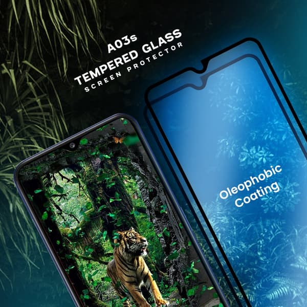 2-Pack Samsung Galaxy A03s - Härdat Glas 9H - Super Kvalitet 3D Skärmskydd