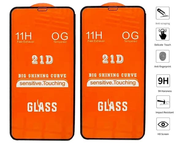 2-PAK- 21D skærmbeskytter Samsung Galaxy A52 5G (6,5"), hærdet glas