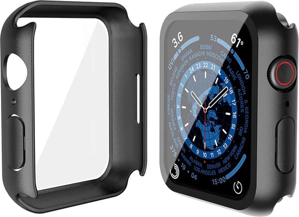 Apple watch series 7/8/9 - 45mm : Shell med skærmbeskytter