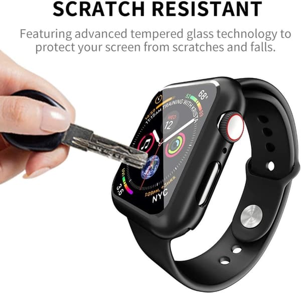 Apple watch series 7/8/9 - 45mm : Shell med skærmbeskytter