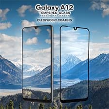 Samsung Galaxy A12 - Härdat Glas 9H - Super Kvalitet 3D Skärmskydd