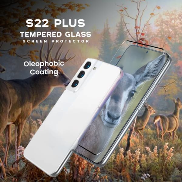 Samsung Galaxy S22 Plus - Härdat Glas 9H - Super Kvalitet 3D Skärmskydd
