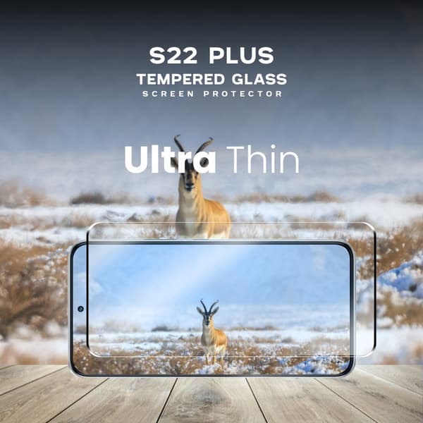 Samsung Galaxy S22 Plus - Härdat Glas 9H - Super Kvalitet 3D Skärmskydd