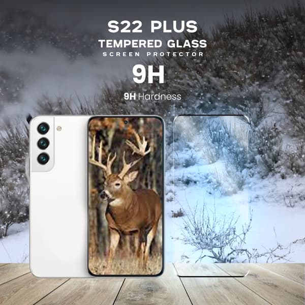 Samsung Galaxy S22 Plus - Härdat Glas 9H - Super Kvalitet 3D Skärmskydd