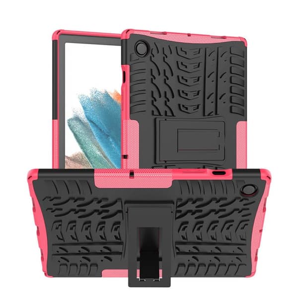 Stødbestandigt cover med stativ Samsung Galaxy Tab A8 10.5 2021 : farve - lyserød