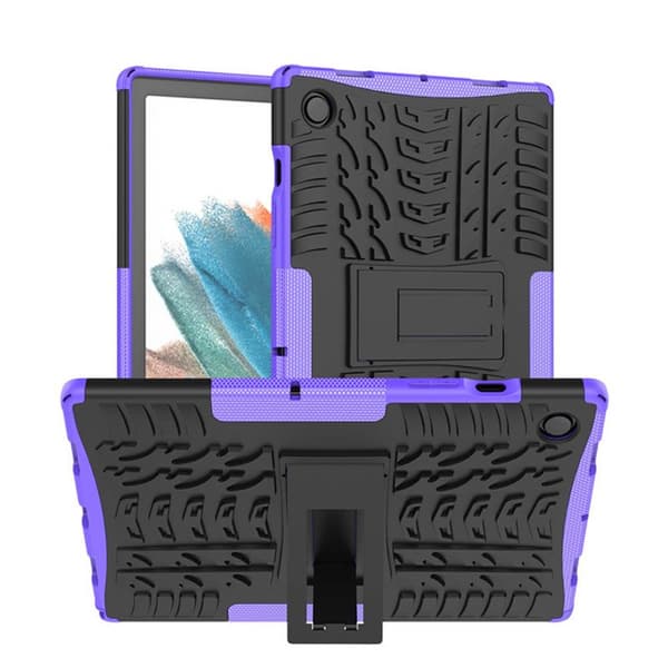 Stødbestandigt cover med stativ Samsung Galaxy Tab A8 10.5 2021 : farve - lilla
