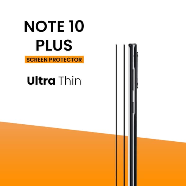 2-Pack Samsung Galaxy Note 10 Plus - Härdat glas 9H-Super kvalitet 3D Skärmskydd