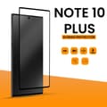Miniatyrbild 1 av 5: Samsung Galaxy Note 10 Plus- Härdat glas 9H - Super kvalitet 3D Skärmskydd