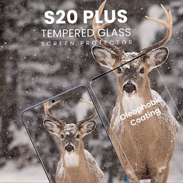 Samsung Galaxy S20 PLUS - Härdat glas 9H - Super kvalitet 3D Skärmskydd