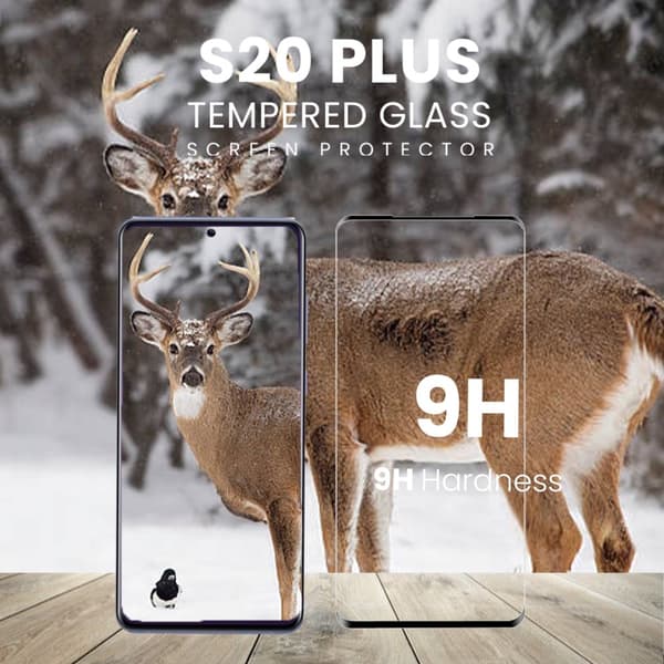 Samsung Galaxy S20 PLUS - Härdat glas 9H - Super kvalitet 3D Skärmskydd