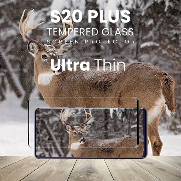 Samsung Galaxy S20 PLUS - Härdat glas 9H - Super kvalitet 3D Skärmskydd