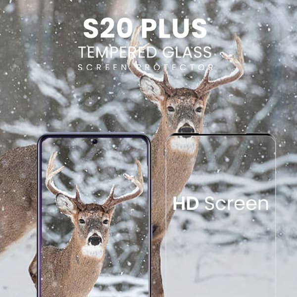 Samsung Galaxy S20 PLUS - Härdat glas 9H - Super kvalitet 3D Skärmskydd