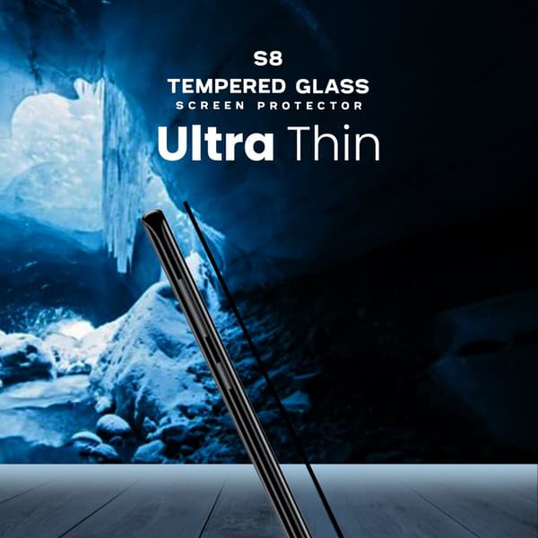 Samsung Galaxy S8 - Härdat Glas 9H - Super Kvalitet 3D Skärmskydd