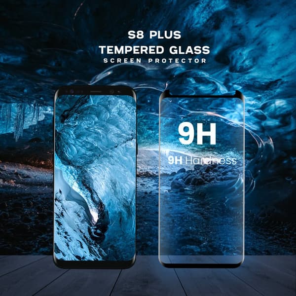 Samsung Galaxy S8 PLUS - Härdat Glas 9H - Super Kvalitet 3D Skärmskydd