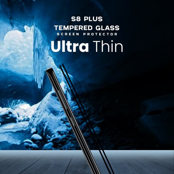 2-Pack Samsung Galaxy S8 PLUS - Härdat Glas 9H - Super Kvalitet 3D Skärmskydd