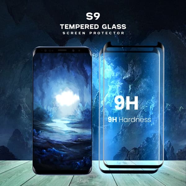 2-Pack Samsung Galaxy S9 - Härdat Glas 9H - Super Kvalitet 3D Skärmskydd