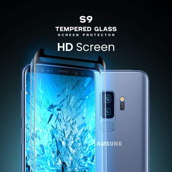 2-Pack Samsung Galaxy S9 - Härdat Glas 9H - Super Kvalitet 3D Skärmskydd