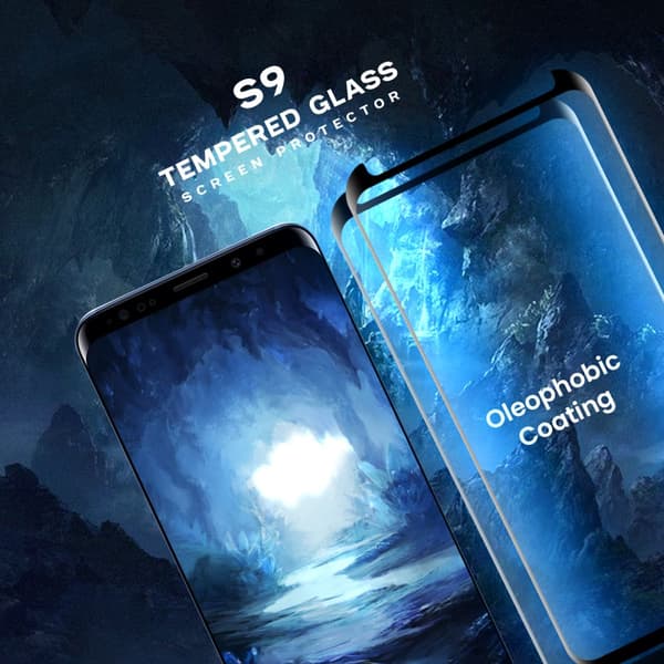 2-Pack Samsung Galaxy S9 - Härdat Glas 9H - Super Kvalitet 3D Skärmskydd