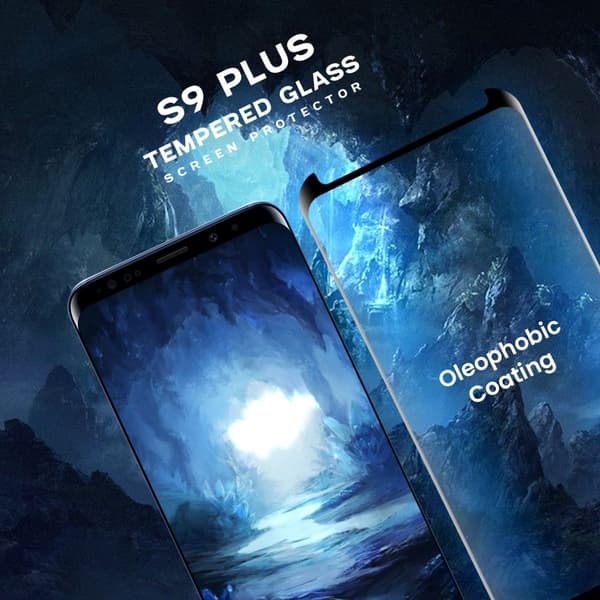 Samsung Galaxy S9 PLUS - Härdat Glas 9H - Super Kvalitet 3D Skärmskydd