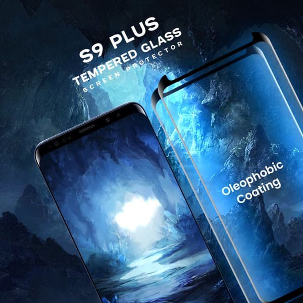 2-Pack Samsung Galaxy S9 PLUS - Härdat Glas 9H - Super Kvalitet 3D Skärmskydd