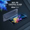 Miniatyrbild 4 av 5: Samsung Galaxy S21 FE - Härdat glas 9H - Super kvalitet 3D Skärmskydd