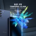 Miniatyrbild 2 av 5: Samsung Galaxy S21 FE - Härdat glas 9H - Super kvalitet 3D Skärmskydd