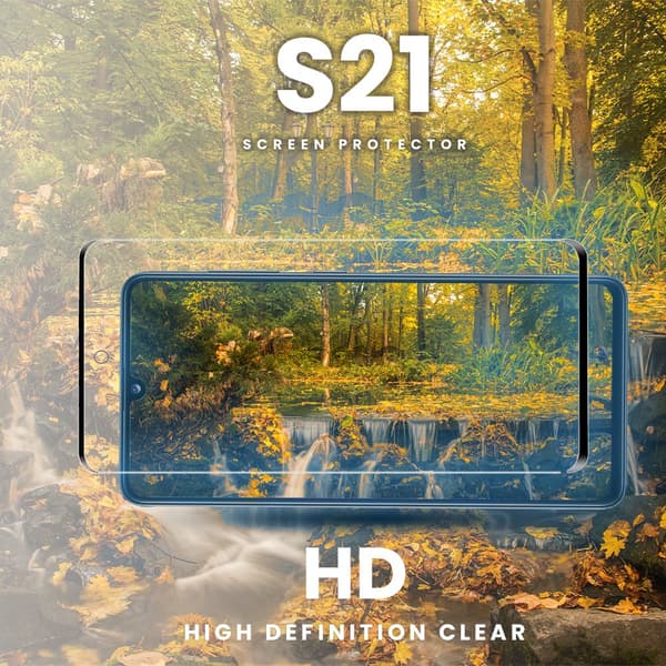 Samsung Galaxy S21 - Härdat glas 9H - Super kvalitet 3D Skärmskydd