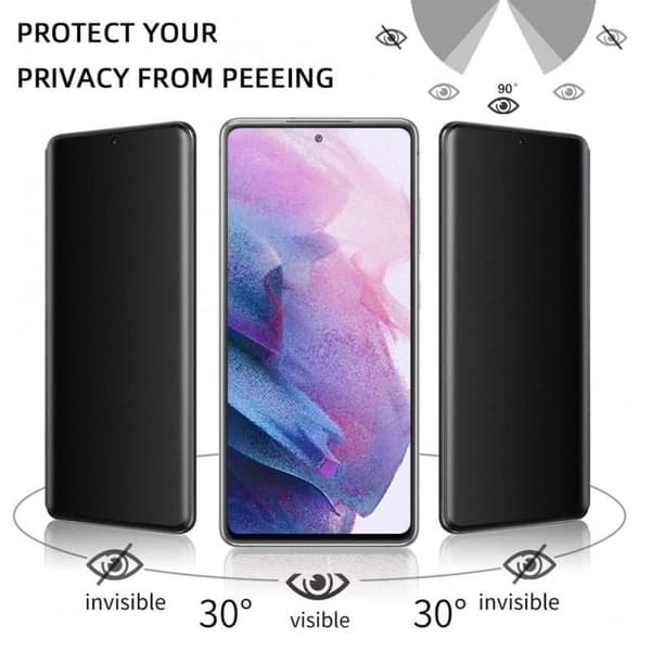 Samsung S22 Privacy Härdat glas 0.26mm 2.5D 9H