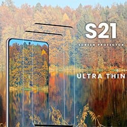 2-Pack Samsung Galaxy S21 5G - Härdat glas 9H-Super kvalitet 3D Skärmskydd
