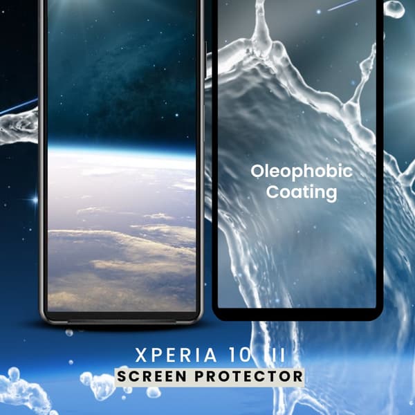 Sony Xperia 10 III - Härdat glas 9H-Super Kvalitet 3D Skärmskydd