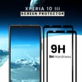 Miniatyrbild 2 av 5: 2 Pack Sony Xperia 10 III - Härdat glas 9H - Super Kvalitet 3D Skärmskydd