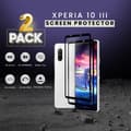 Miniatyrbild 1 av 5: 2 Pack Sony Xperia 10 III - Härdat glas 9H - Super Kvalitet 3D Skärmskydd