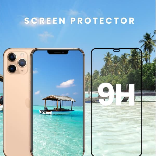 iPhone 12 PRO - Härdat Glas 9H - Super Kvalitet 3D Skärmskydd