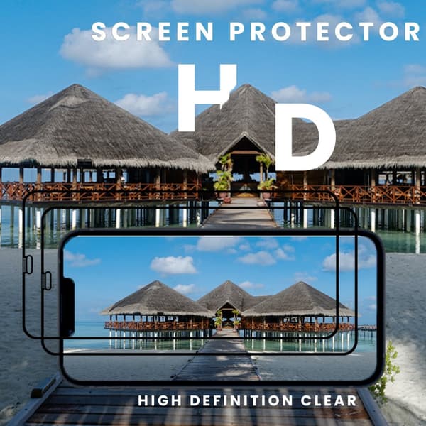 2-Pack iPhone 12 PRO - Härdat Glas 9H - Super Kvalitet 3D Skärmskydd