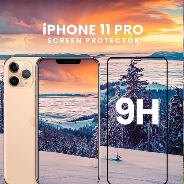 iPhone 11 Pro - Härdat Glas 9H - Super Kvalitet 3D Skärmskydd