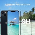 Miniatyrbild 2 av 5: iPhone 12 MINI - Härdat Glas 9H - Super Kvalitet 3D Skärmskydd