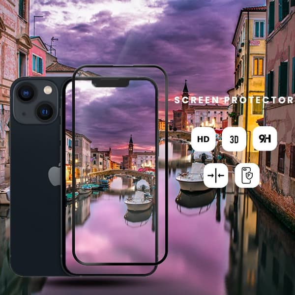 iPhone 13 MINI - Härdat Glas 9H - Super Kvalitet 3D Skärmskydd