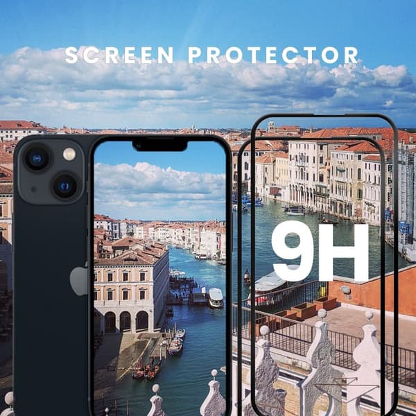 2-Pack iPhone 13 MINI - Härdat Glas 9H - Super Kvalitet 3D Skärmskydd