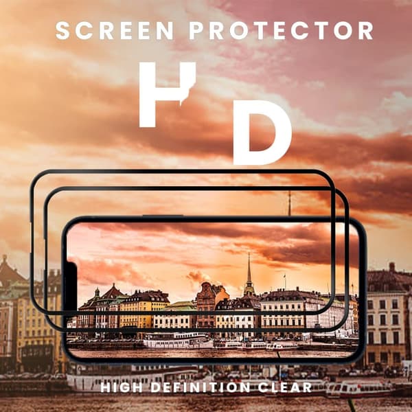 2-Pack iPhone 13 PRO - Härdat Glas 9H - Super Kvalitet 3D Skärmskydd