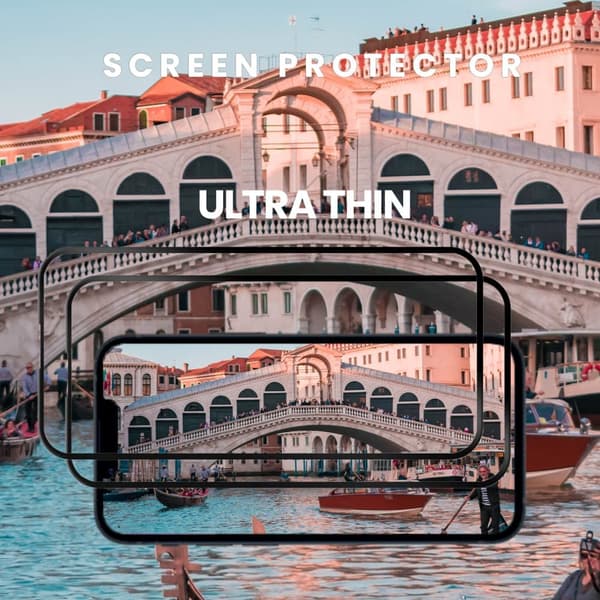 2-Pack iPhone 13 PRO - Härdat Glas 9H - Super Kvalitet 3D Skärmskydd