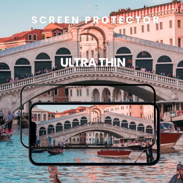 iPhone 13 PRO MAX - Härdat Glas 9H - Super Kvalitet 3D Skärmskydd