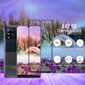 Miniatyrbild 1 av 5: Samsung Galaxy A42 5G - Härdat Glas 9H - Super Kvalitet 3D Skärmskydd
