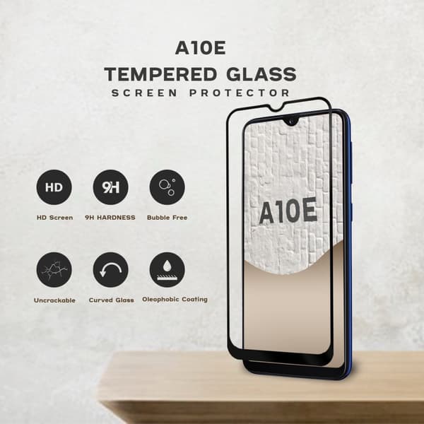 Samsung Galaxy A10e - Härdat Glas 9H - Super Kvalitet 3D Skärmskydd