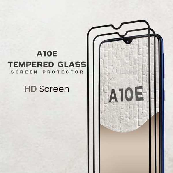 2-Pack Samsung Galaxy A10e - Härdat Glas 9H - Super Kvalitet 3D Skärmskydd