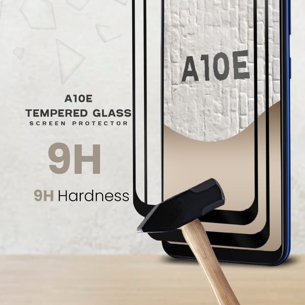 2-Pack Samsung Galaxy A10e - Härdat Glas 9H - Super Kvalitet 3D Skärmskydd