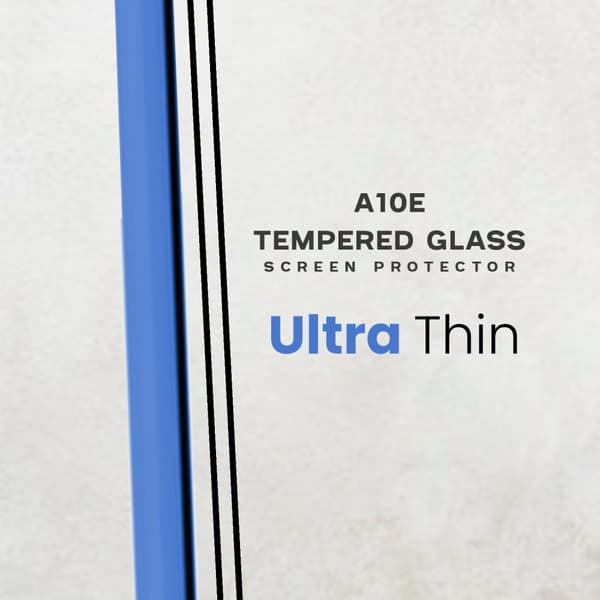 2-Pack Samsung Galaxy A10e - Härdat Glas 9H - Super Kvalitet 3D Skärmskydd