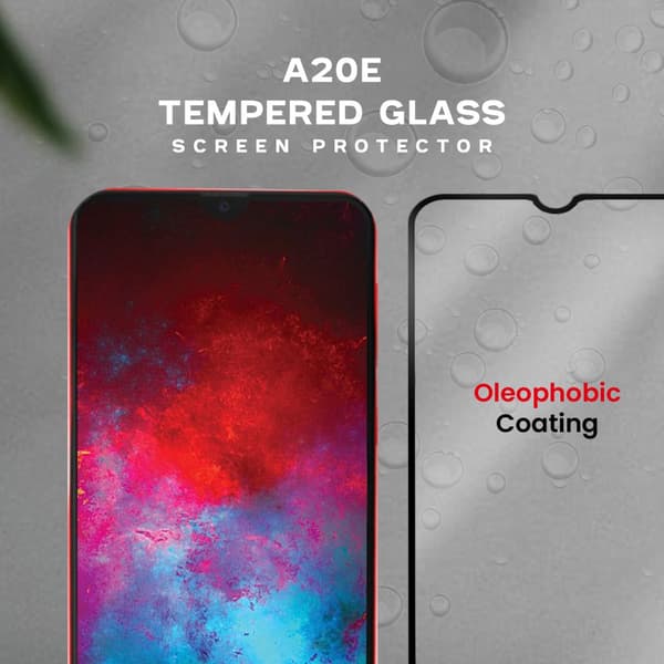 Samsung Galaxy A20e- Härdat Glas 9H - Super Kvalitet 3D Skärmskydd