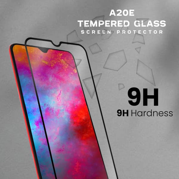 Samsung Galaxy A20e- Härdat Glas 9H - Super Kvalitet 3D Skärmskydd