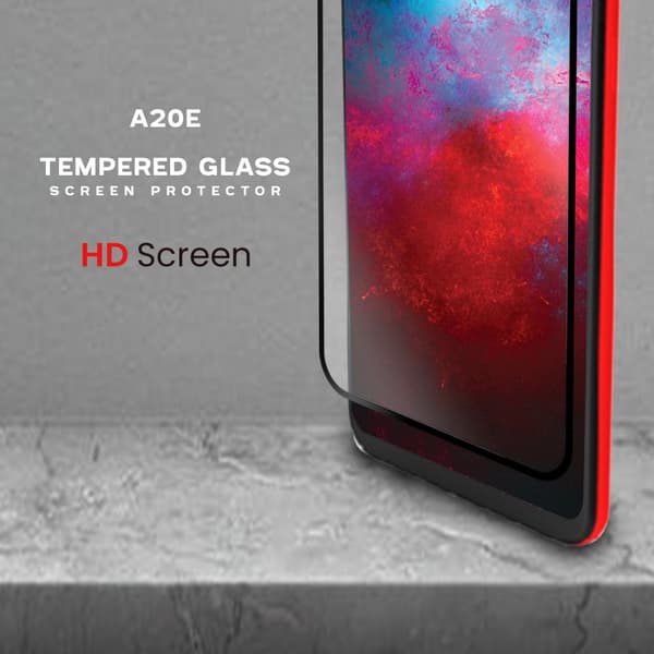 Samsung Galaxy A20e- Härdat Glas 9H - Super Kvalitet 3D Skärmskydd
