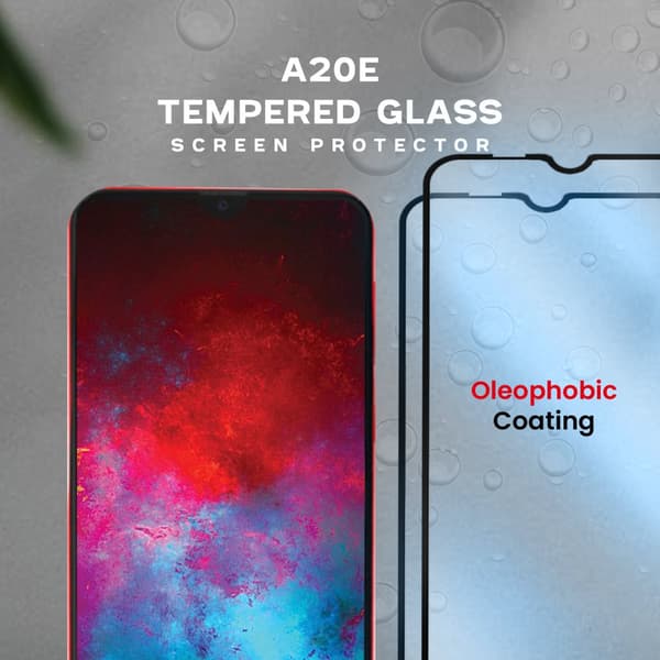 2-Pack Samsung Galaxy A20e - Härdat Glas 9H - Super Kvalitet 3D Skärmskydd